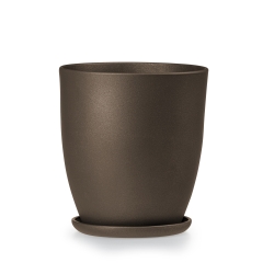 Donica Klasik Wysoki wys. 14,5cm, średnica 13,5cm - Doniczka Klasik Wysoki - ceramiczna - to idealny wybór dla miłośników klasycznego stylu wnętrz.